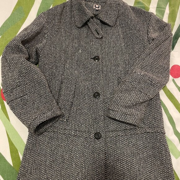 Adolfo Dominguez Women Wool Coat Size 8 Medium - Picture 1 of 12